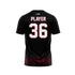 KNIGHTS ELITE Football Sublimated Crew Neck Jersey Black Logo 2