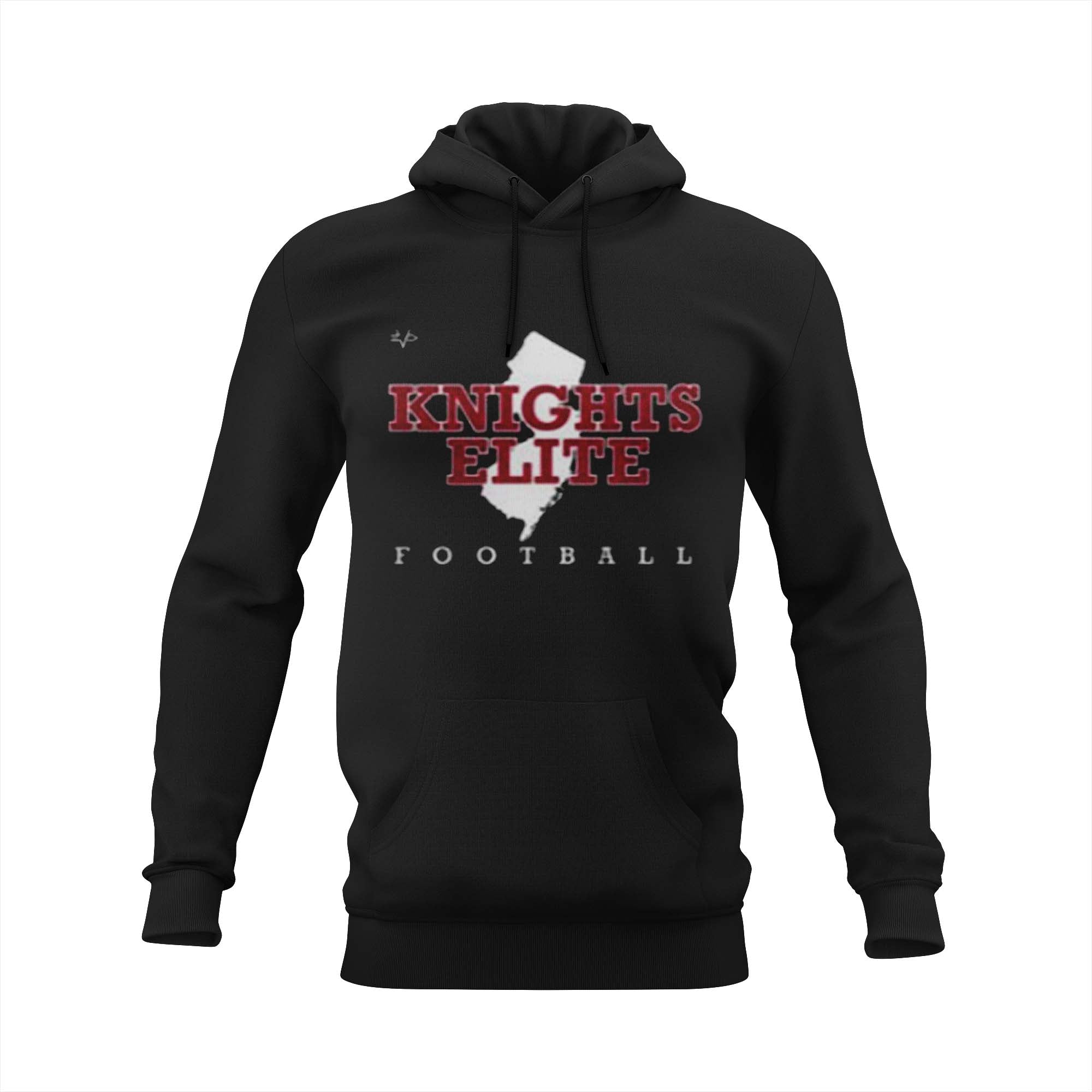 KNIGHTS ELITE Football Sublimated Hoodie Black