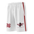 KNIGHTS ELITE Football Sublimated Shorts White