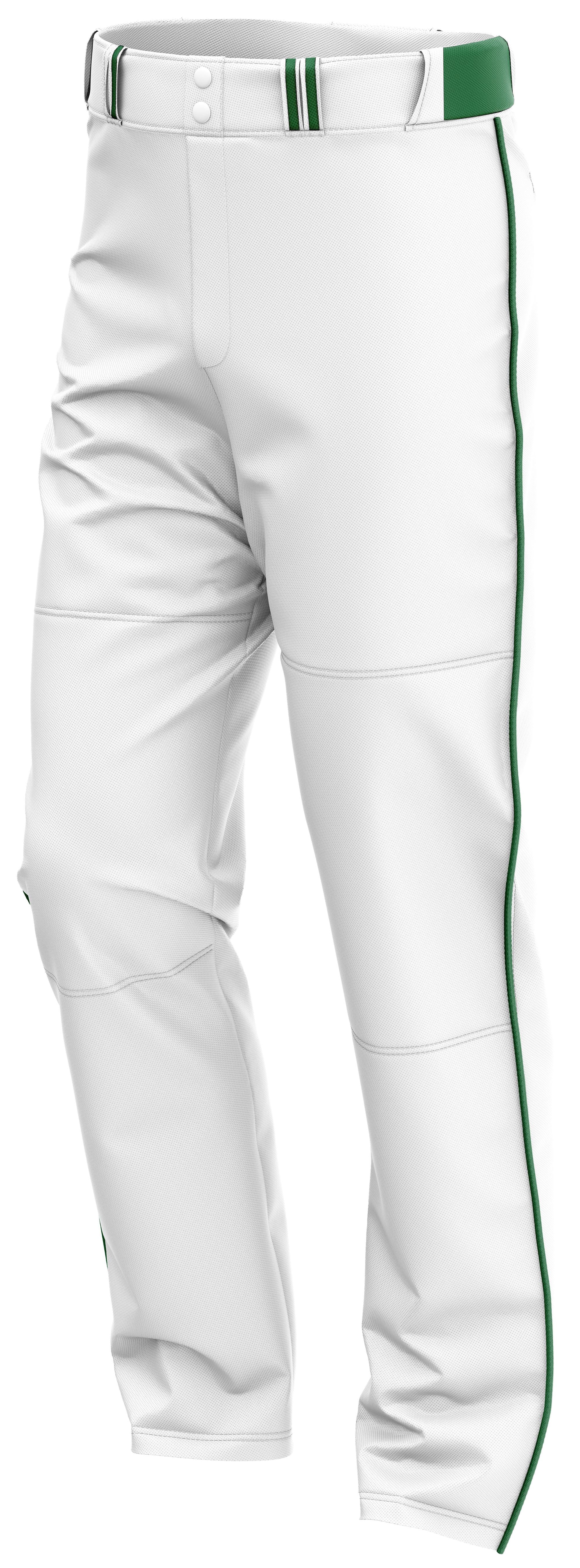 Knights - Baseball Pants - White - Full Length