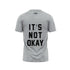 LADY IRONBIRDS CREWNECK SS "ITS NOT OK" - GREY