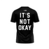 LADY IRONBIRDS CREWNECK SS "ITS NOT OK" SCREENPRINT - BLACK