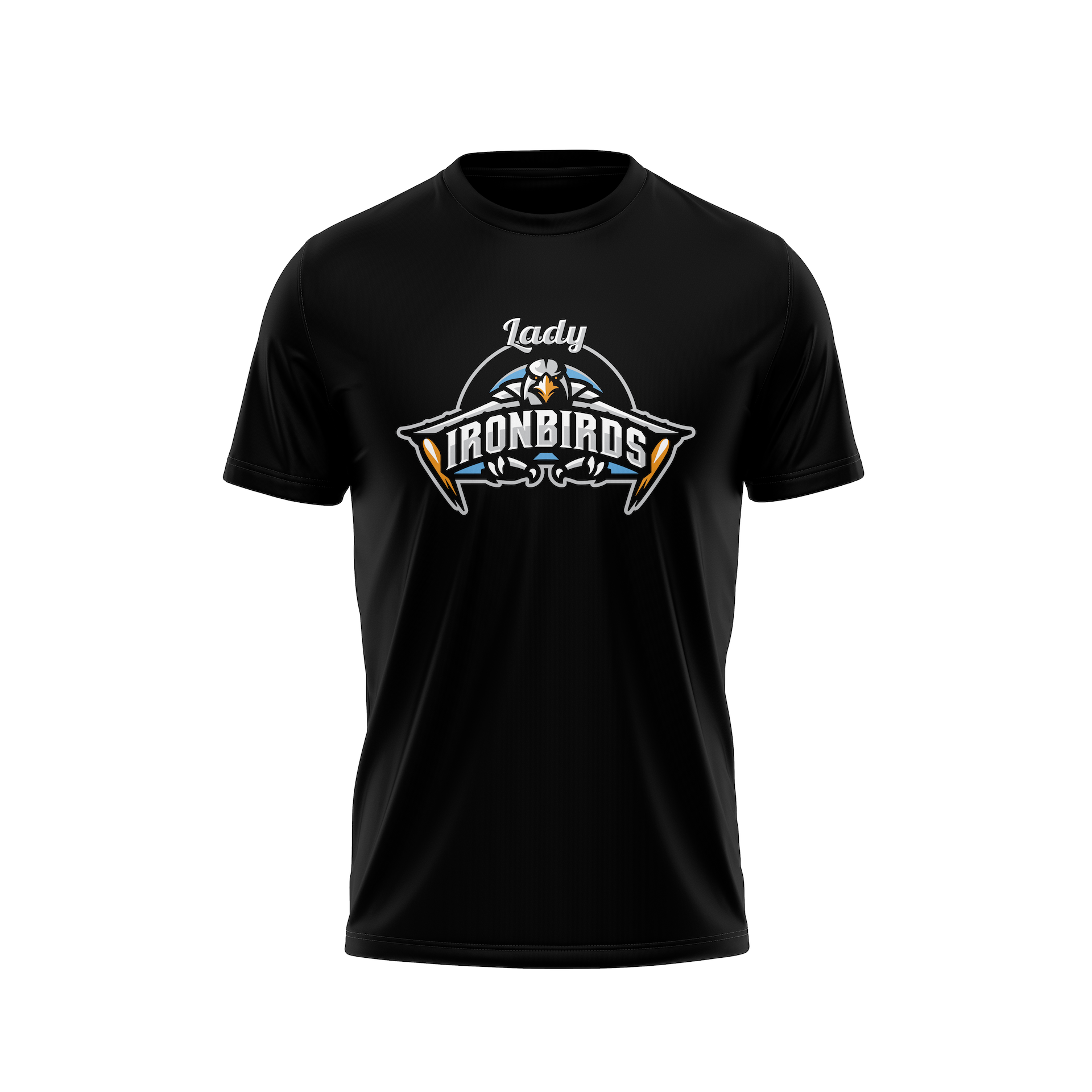 LADY IRONBIRDS CREWNECK SS "ITS NOT OK" SCREENPRINT - BLACK