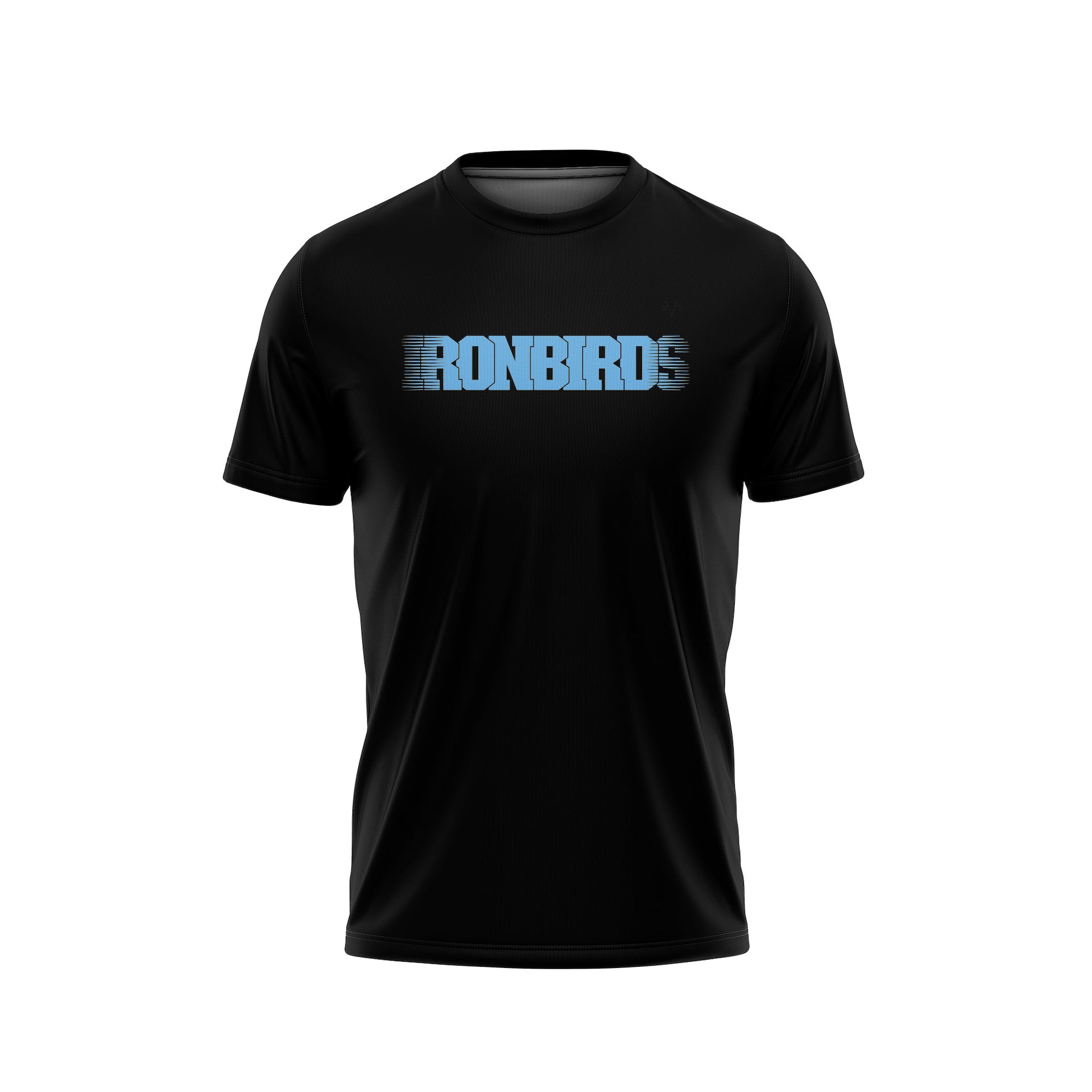 LADY IRONBIRDS "IRONBIRDS" LOGO CREWNECK SS SCREENSPRINT - BLACK/COLUMBIA