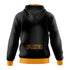 LADY IRONBIRDS "IRONBIRDS" LOGO HOODIE - BLACK/ORANGE