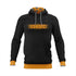 LADY IRONBIRDS "IRONBIRDS" LOGO HOODIE - BLACK/ORANGE