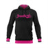 LADY IRONBIRDS "IRONBIRDS" LOGO HOODIE - BLACK/PINK
