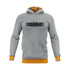 LADY IRONBIRDS "IRONBIRDS" LOGO HOODIE - GREY