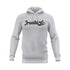 LADY IRONBIRDS "IRONBIRDS" LOGO HOODIE SCREENPRINT - GREY
