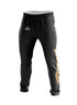 LADY IRONBIRDS "IRONBIRDS" LOGO SWEATPANT - BLACK/ORANGE