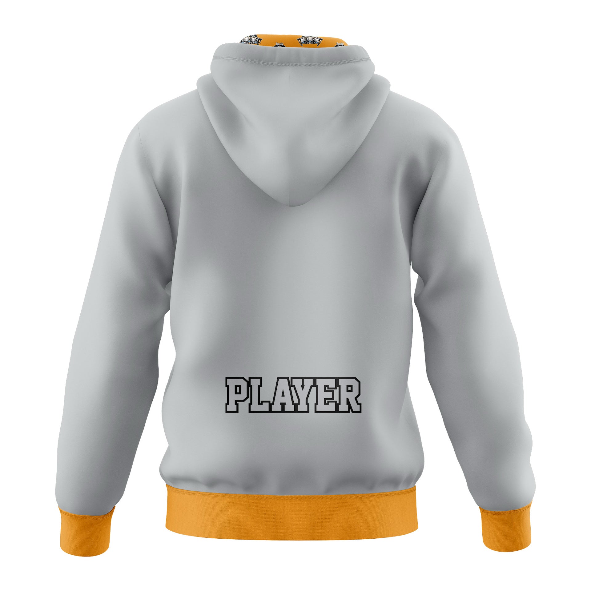 LADY IRONBIRDS MAIN LOGO HOODIE - GREY