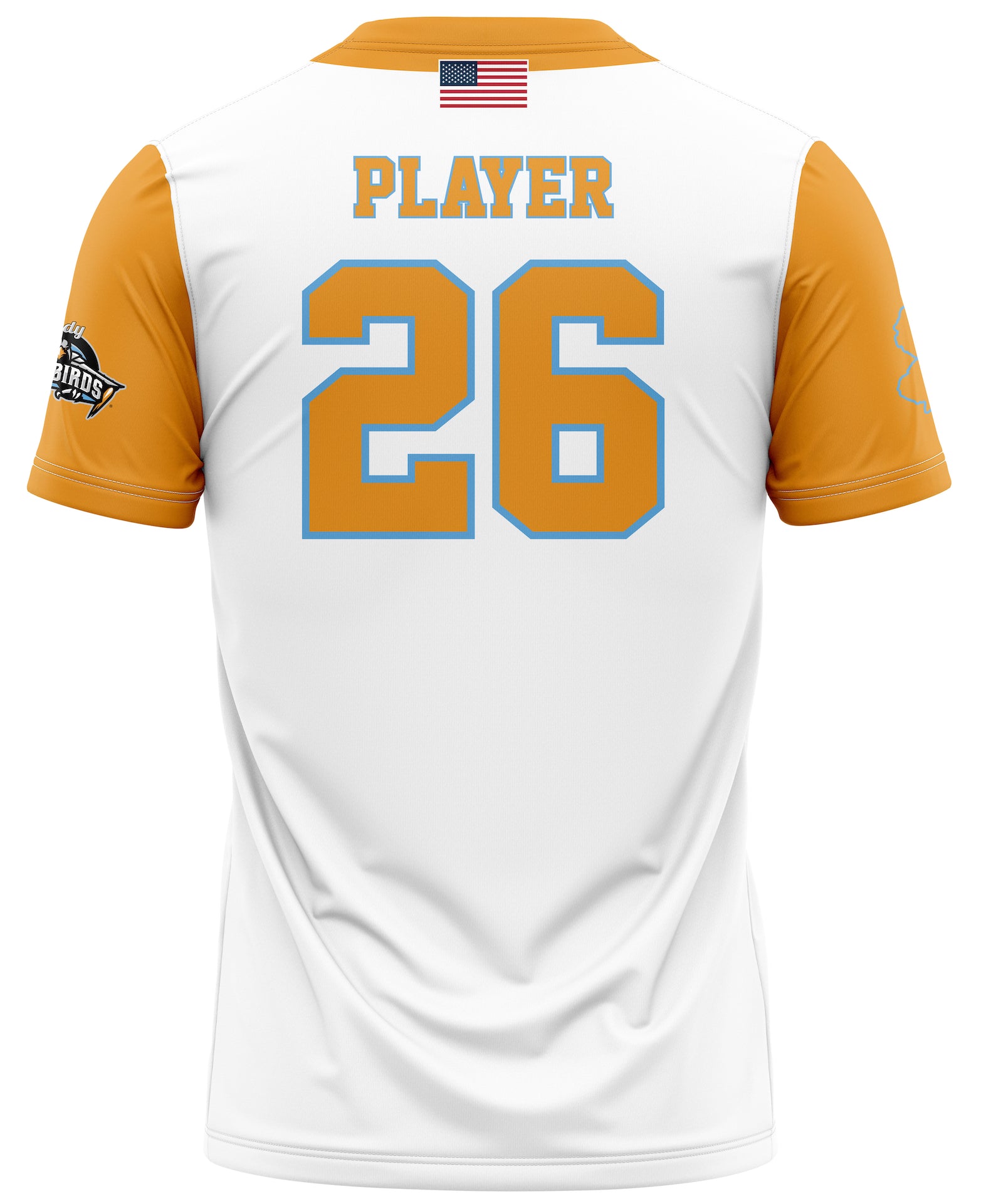 LADY IRONBIRDS WOMEN 2 BUTTON JERSEY - WHITE