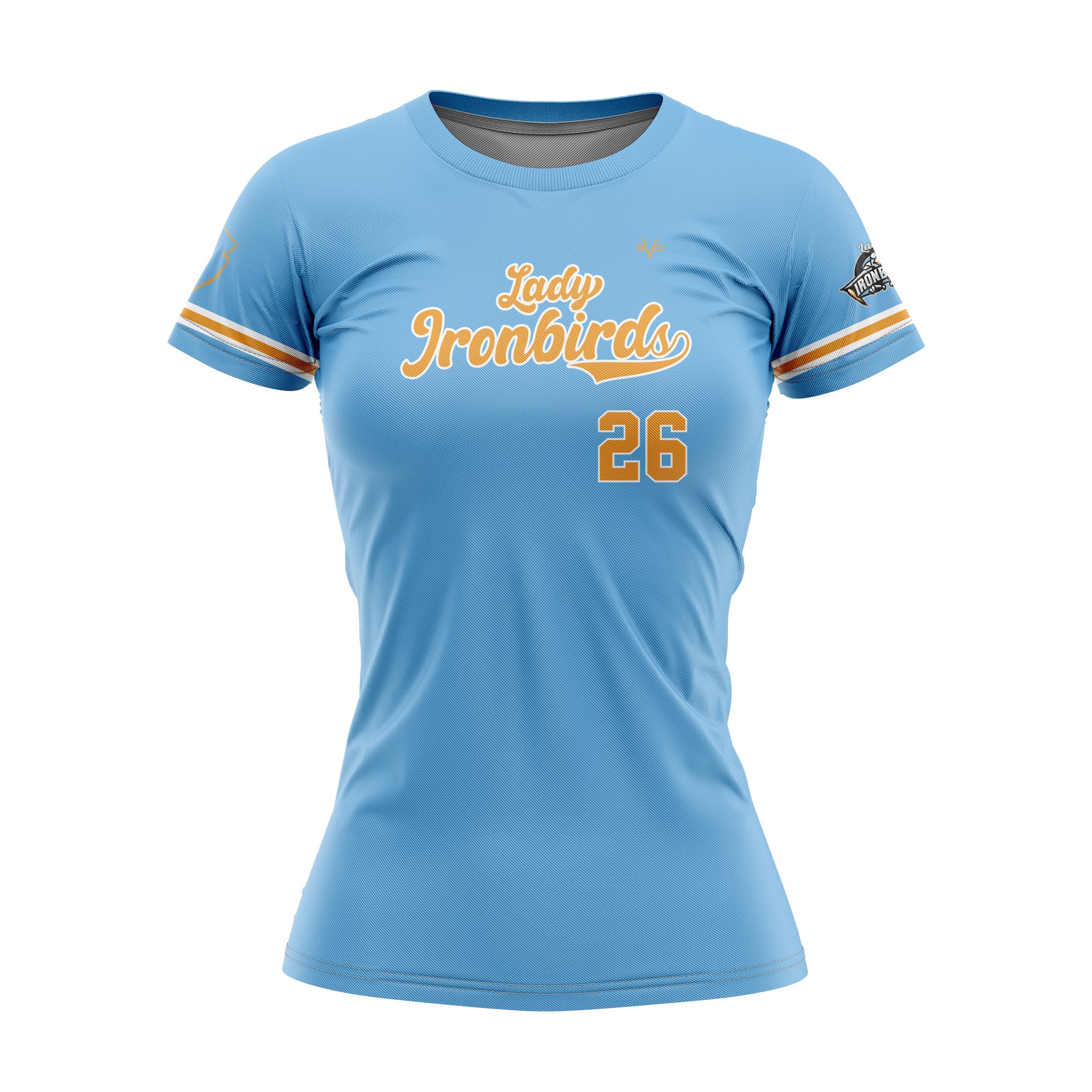 LADY IRONBIRDS WOMEN CREWNECK SS - COLUMBIA