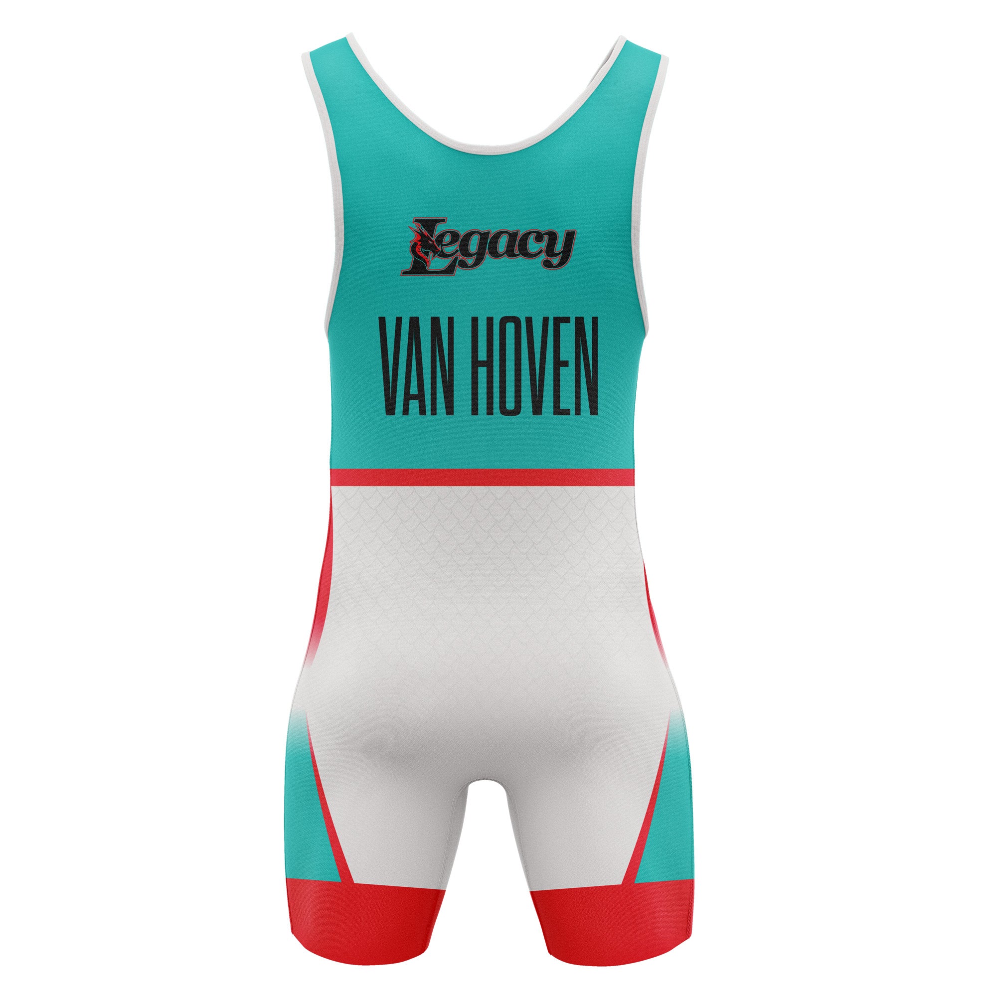 Legacy Wrestling Singlet Men`s White