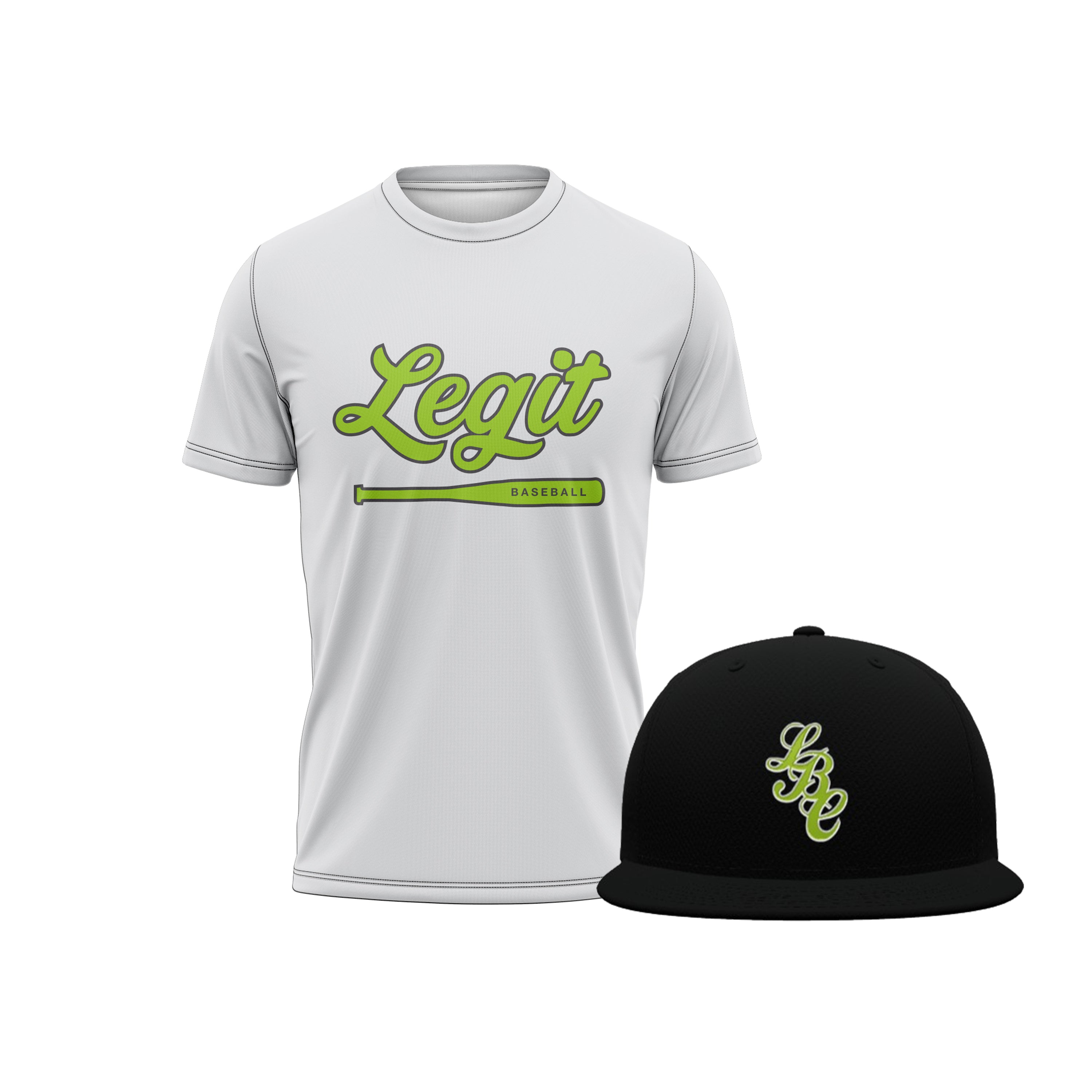 LEGIT BASEBALL HAT + PRACTICE PACKAGE