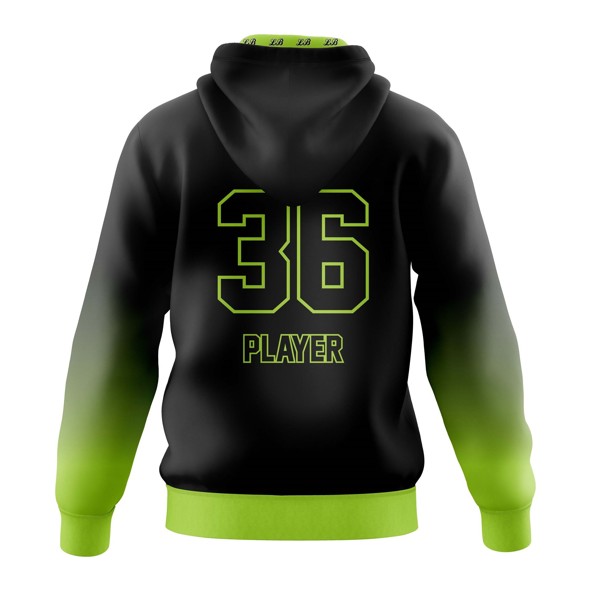 LEGIT BASEBALL PULLOVER HOODIE - BLACK