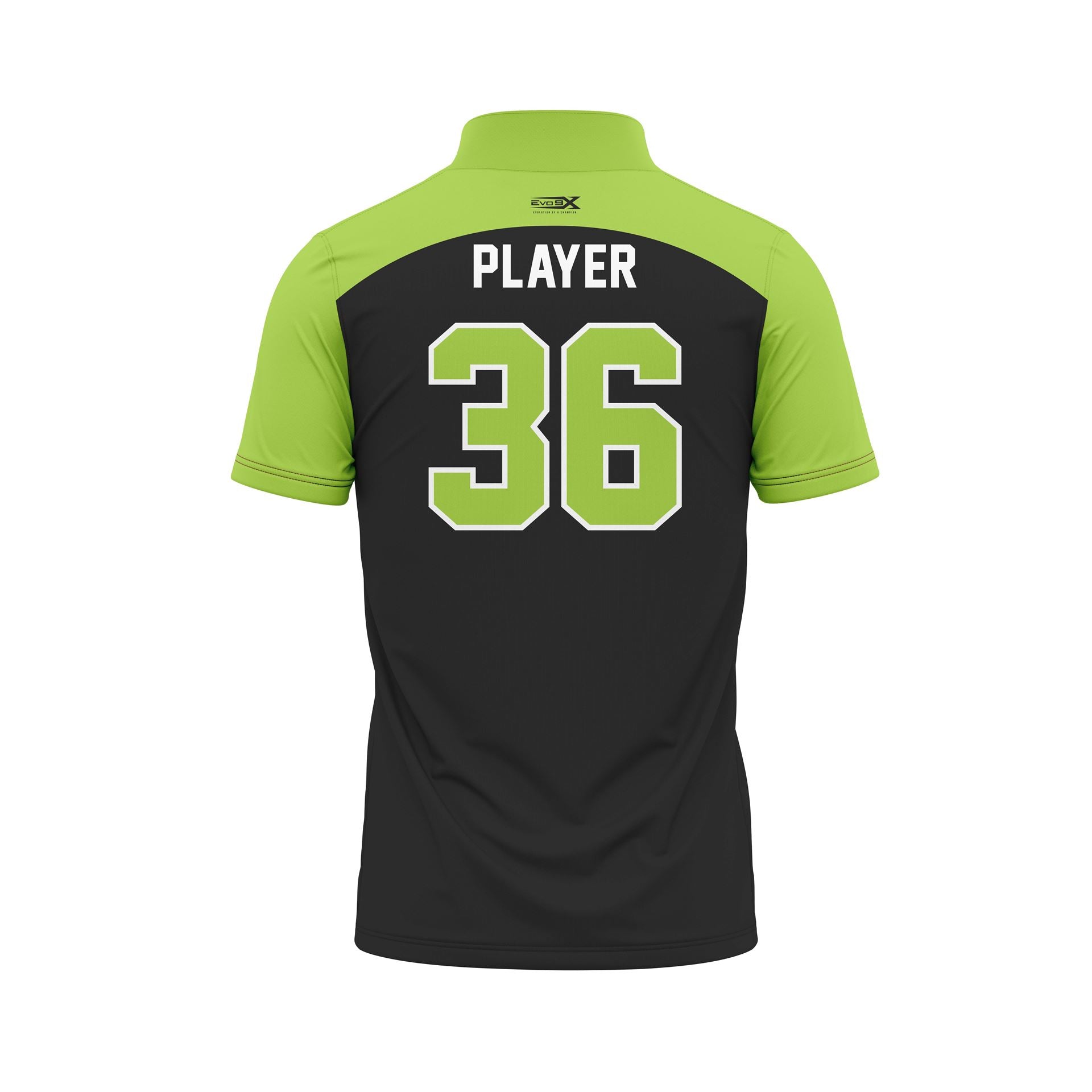 LEGIT BASEBALL QTR ZIP SS - BLACK/GREEN