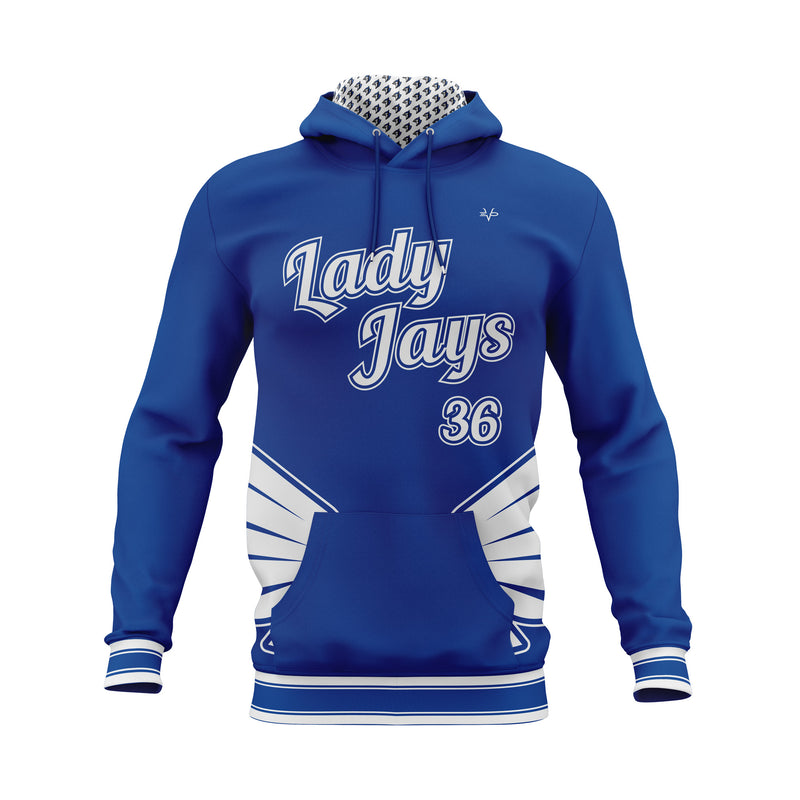 Lady Jays Softball 2023 Hoodie Royal