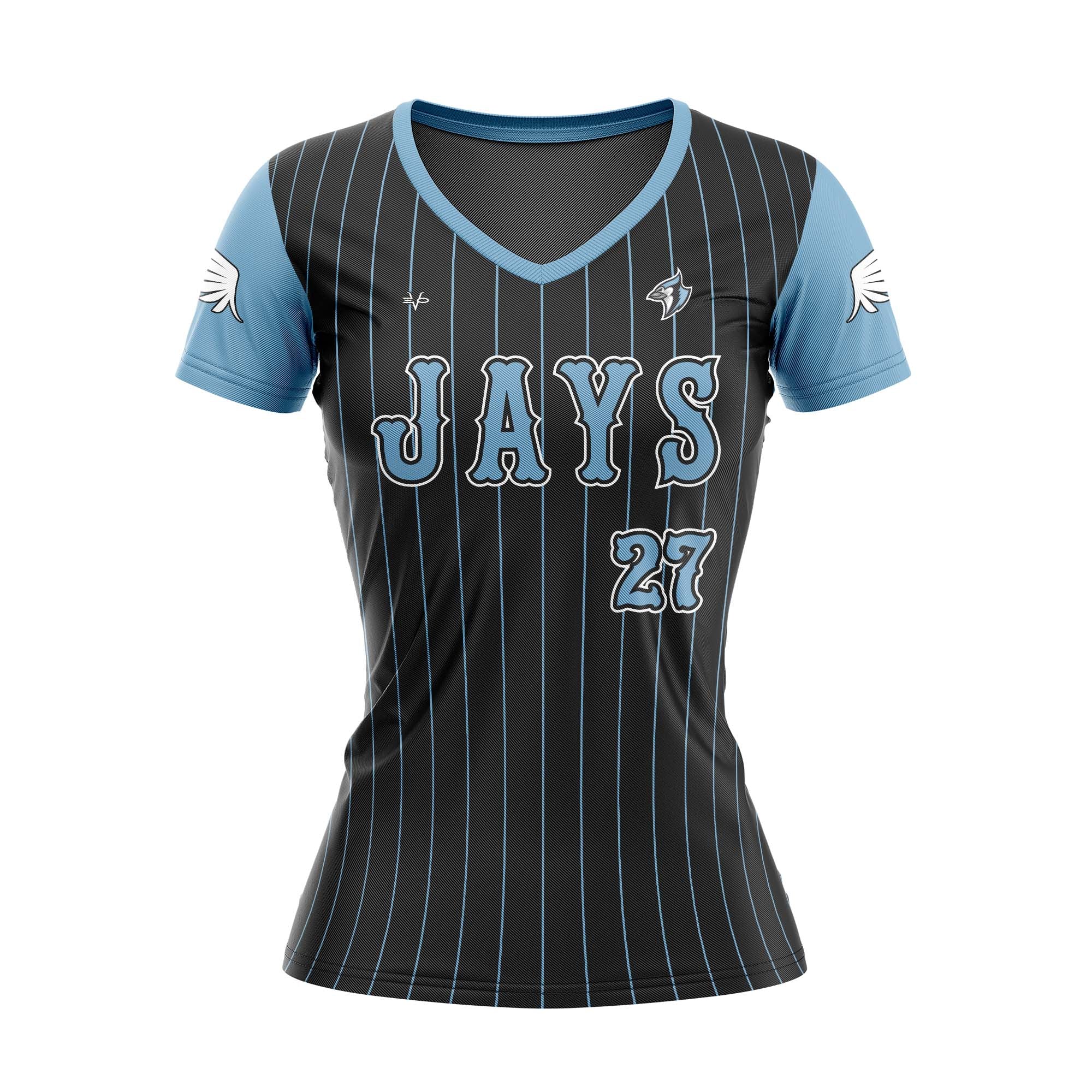 LADY JAYS V NECK SHORT SLEEVE