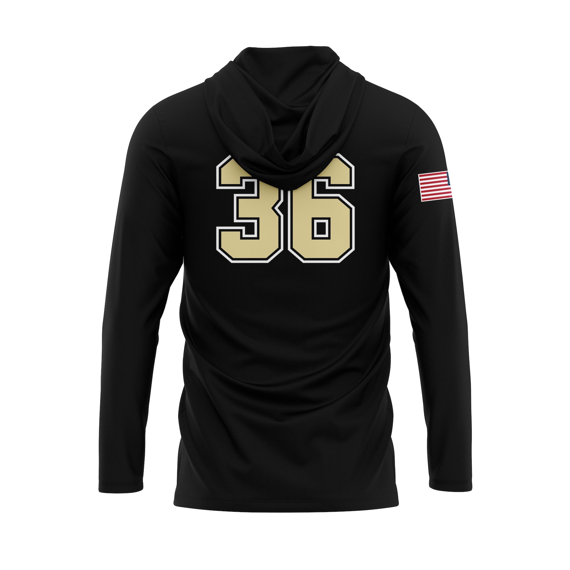 MONROE WOLVERINES LIGHT WEIGHT LS HOODIE
