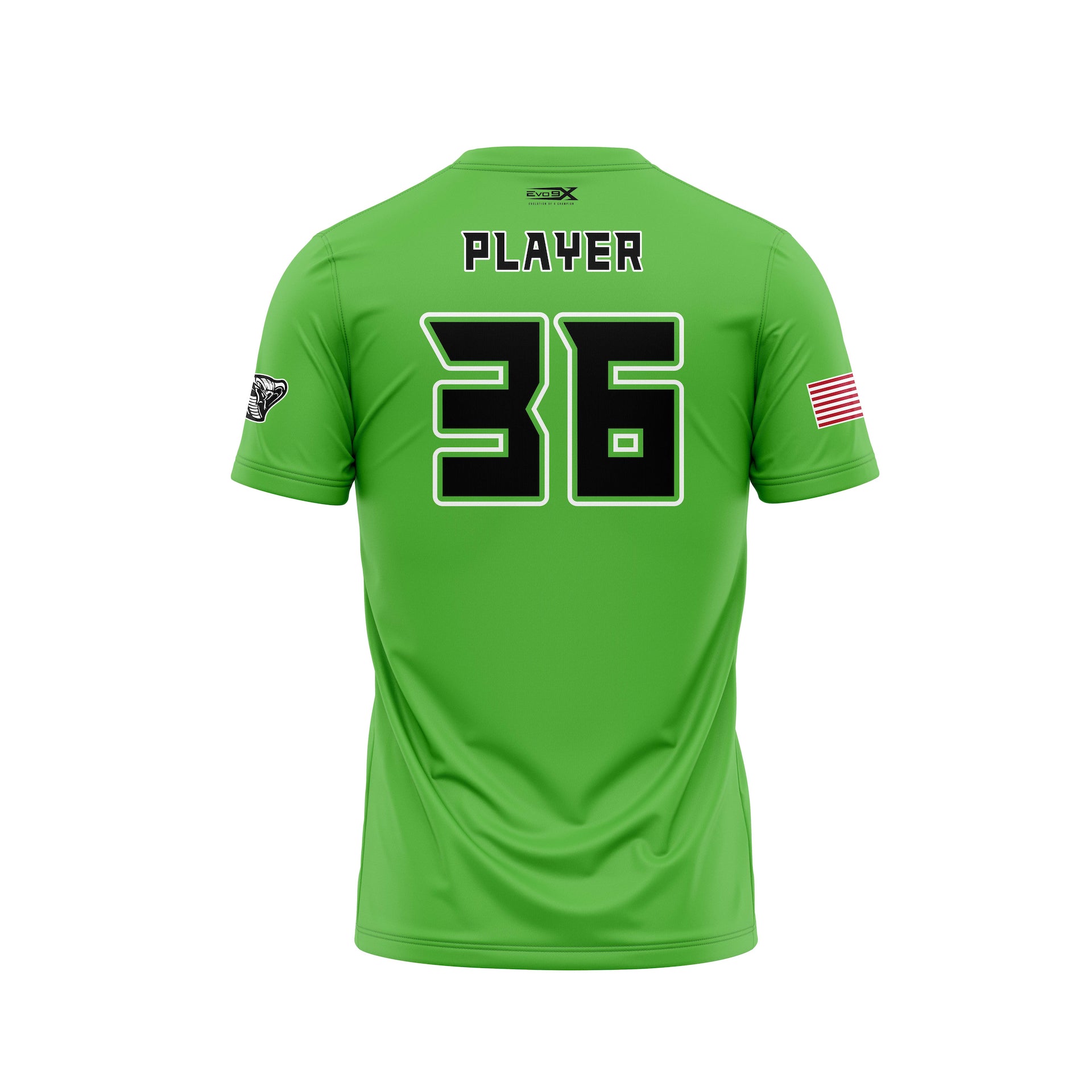 LOVELAND COBRAS CREW NECK JERSEY SS - GREEN