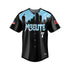 M3 ELITE Baseball Sublimated Full Button Jersey Black