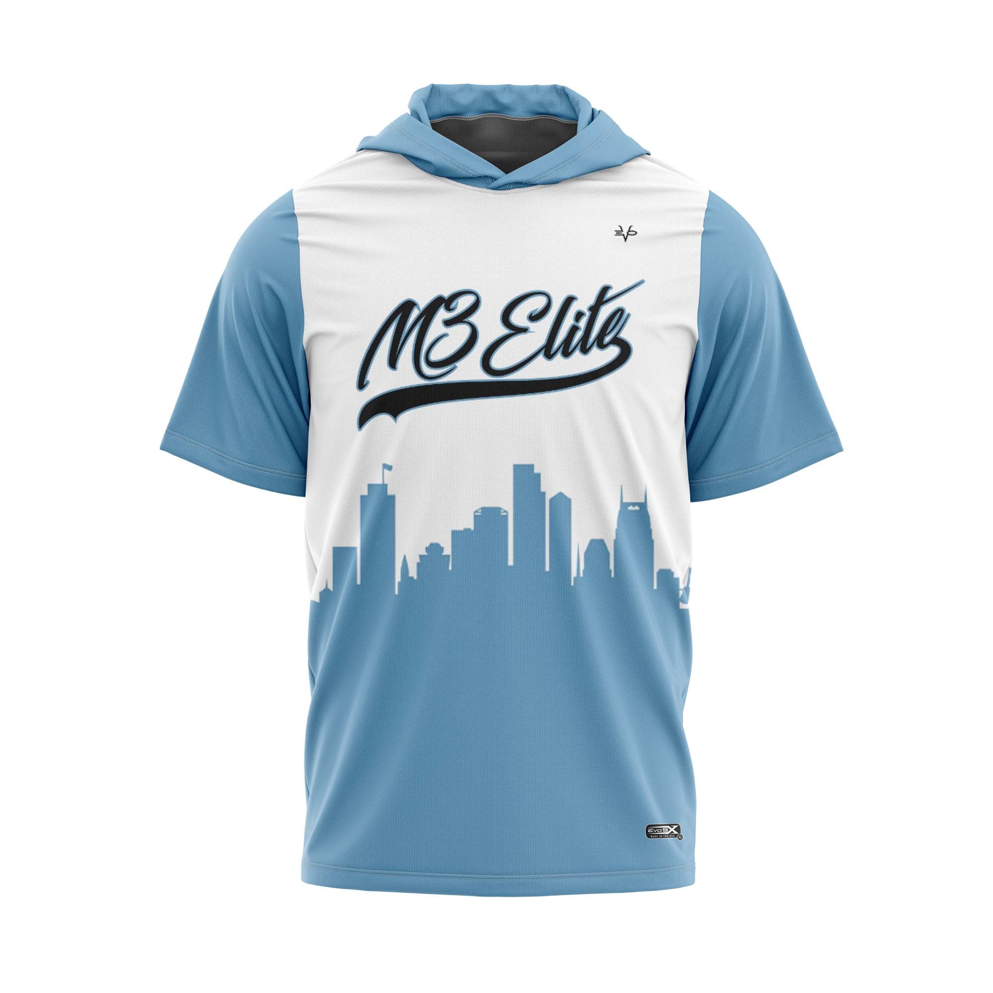 M3 Elite Sublimated Short Sleeve Hoodie