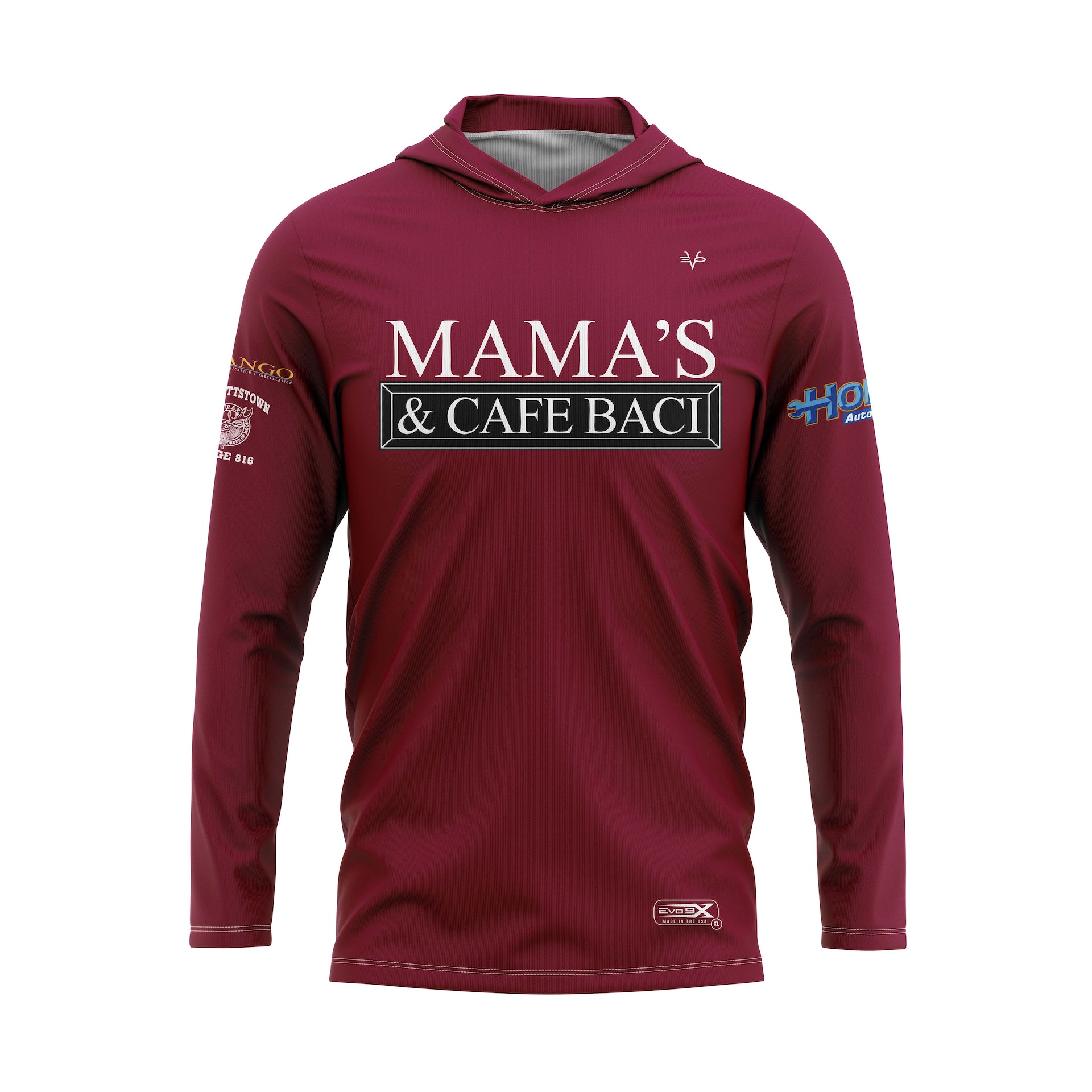 MAMA'S & CAFÉ BACI FDS LT WT HOODY LS