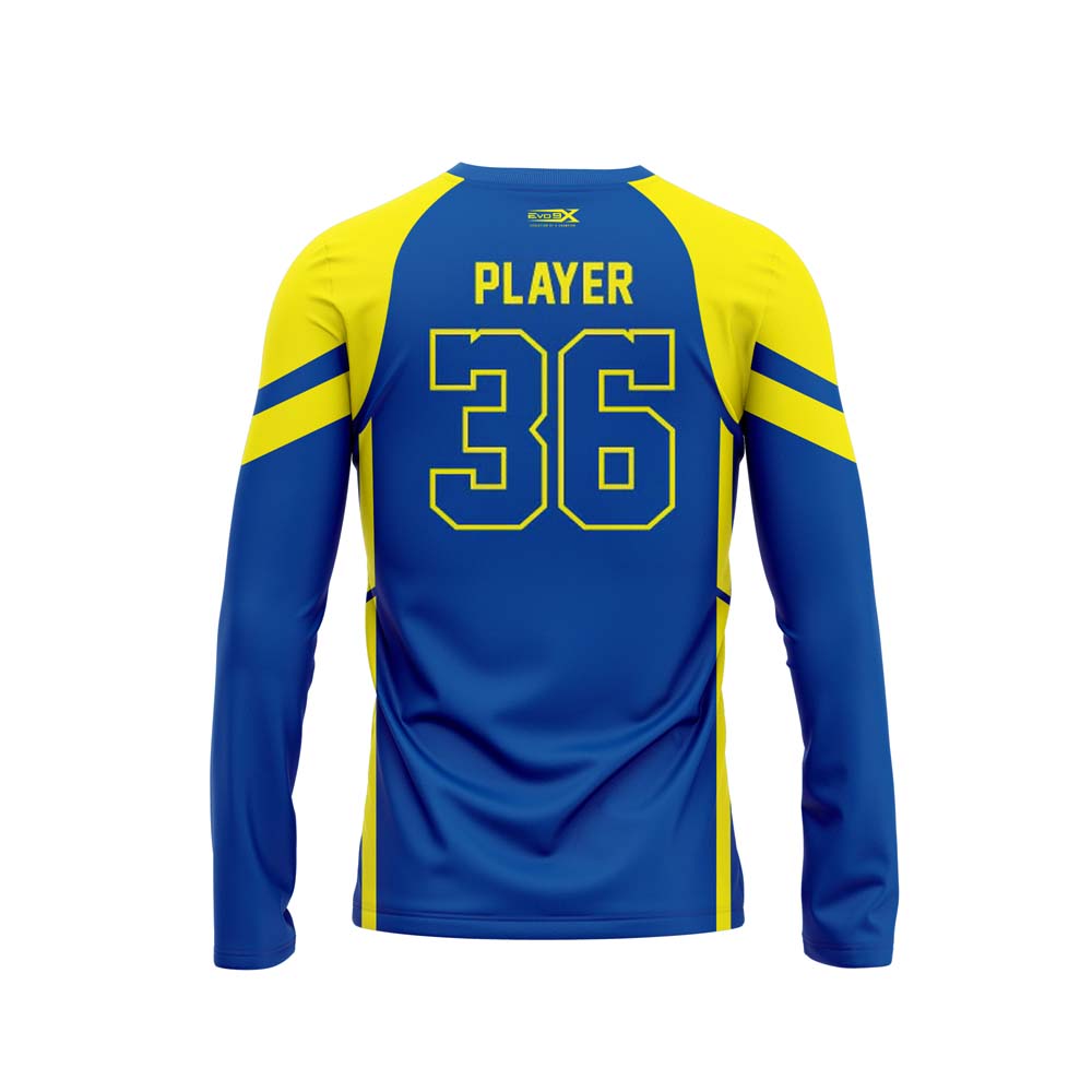 MANCHESTER HAWKS Football Sublimated Long Sleeve Jersey