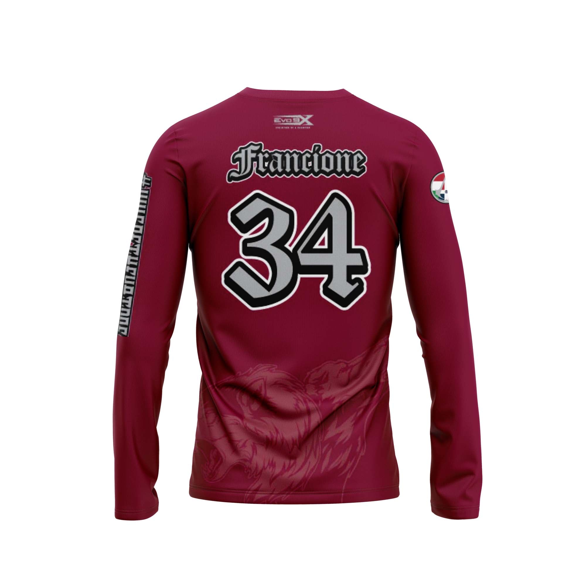 METRO WEST MAYHEM Semi Sublimated Long Sleeve Jersey