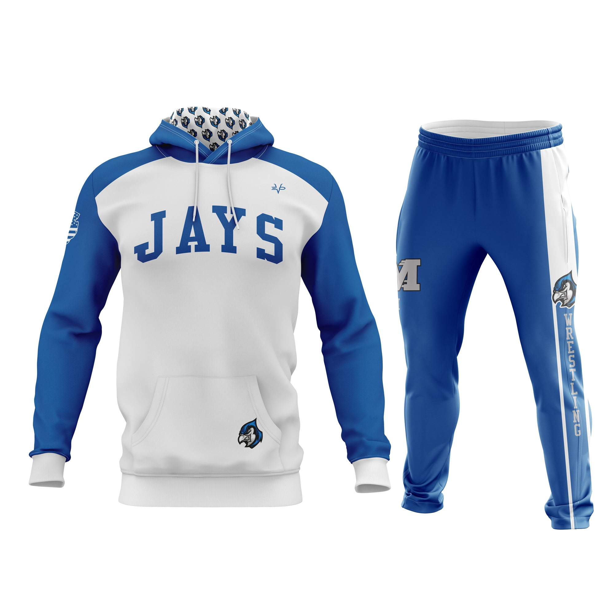 MIDDLESEX WRESTLING Sublimated Hoodie and Sweatpants Package