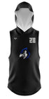 MIDDLESEX BLUE JAYS Full Dye Sublimated Sleeveless Compression Hoodie