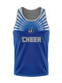 MIDDLESEX BLUE JAYS Full Sublimated Cheer Racerback Tank Top