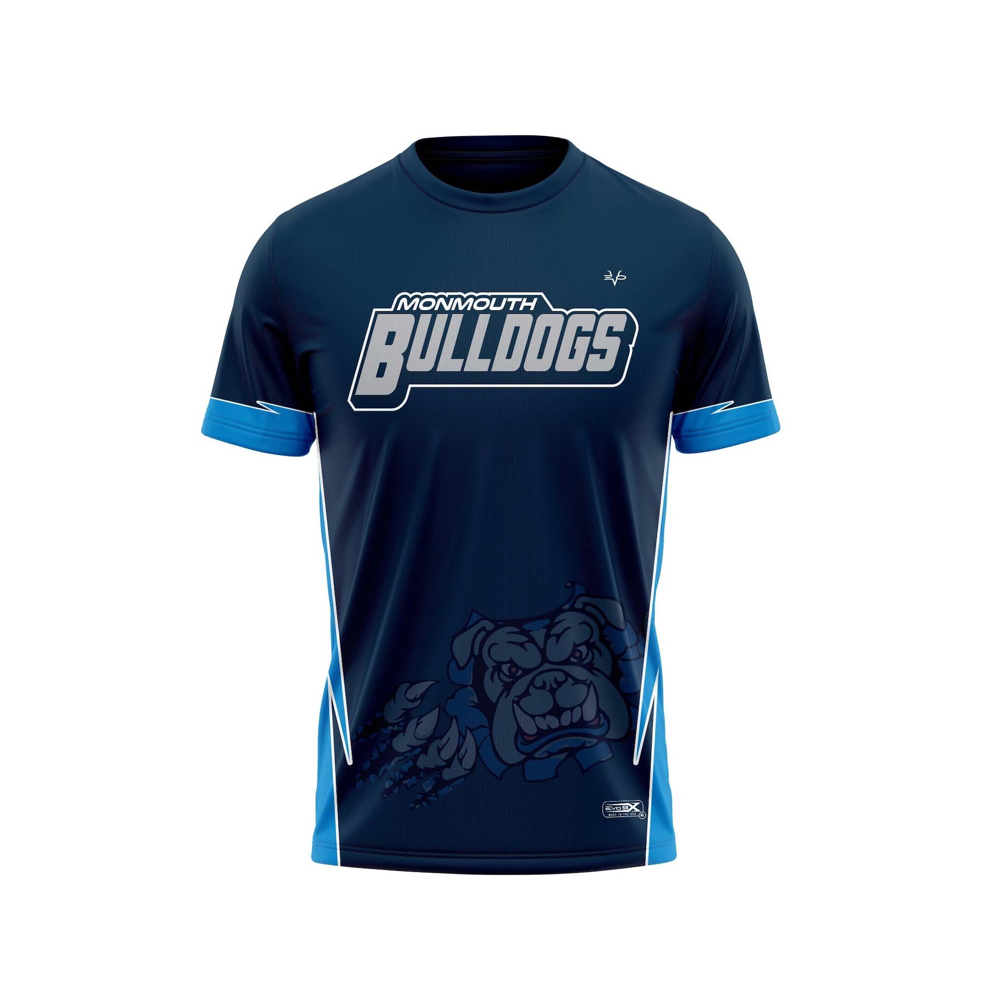 MONMOUTH BULLDOGS PRACTICE JERSEY - NAVY