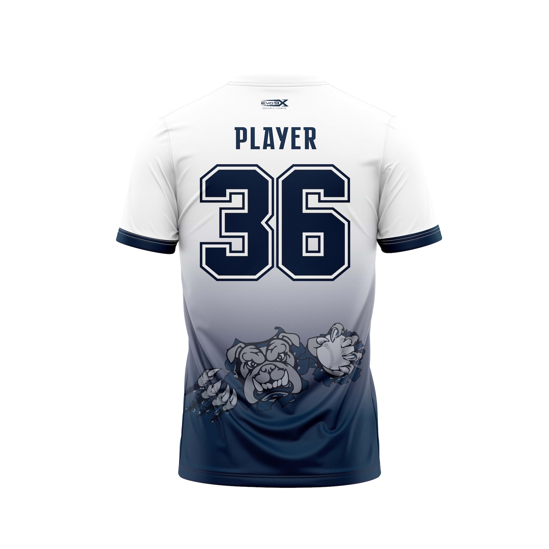 MONMOUTH BULLDOGS PRACTICE JERSEY -WHITE