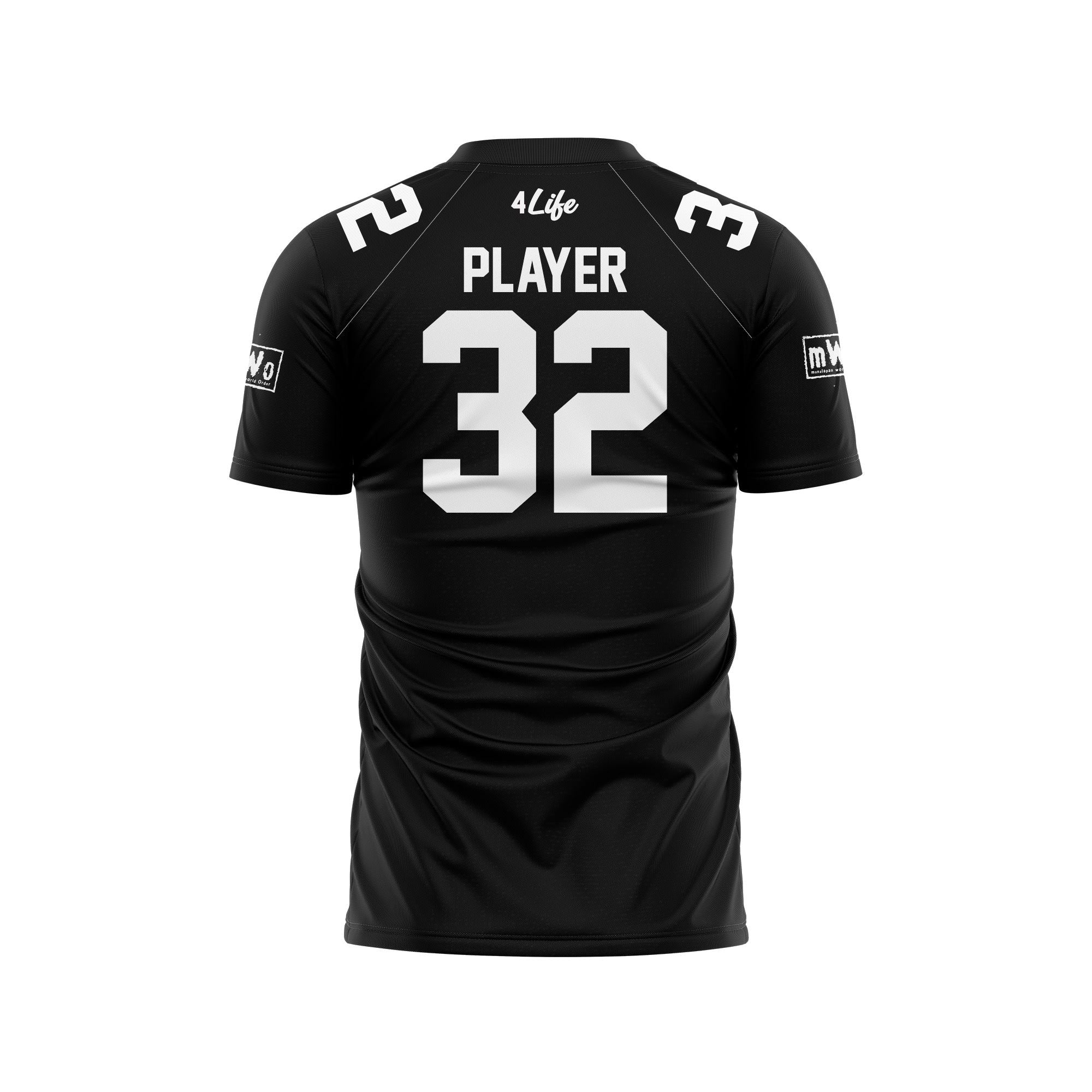 MANALAPAN BRAVES FAN JERSEY - BLACK