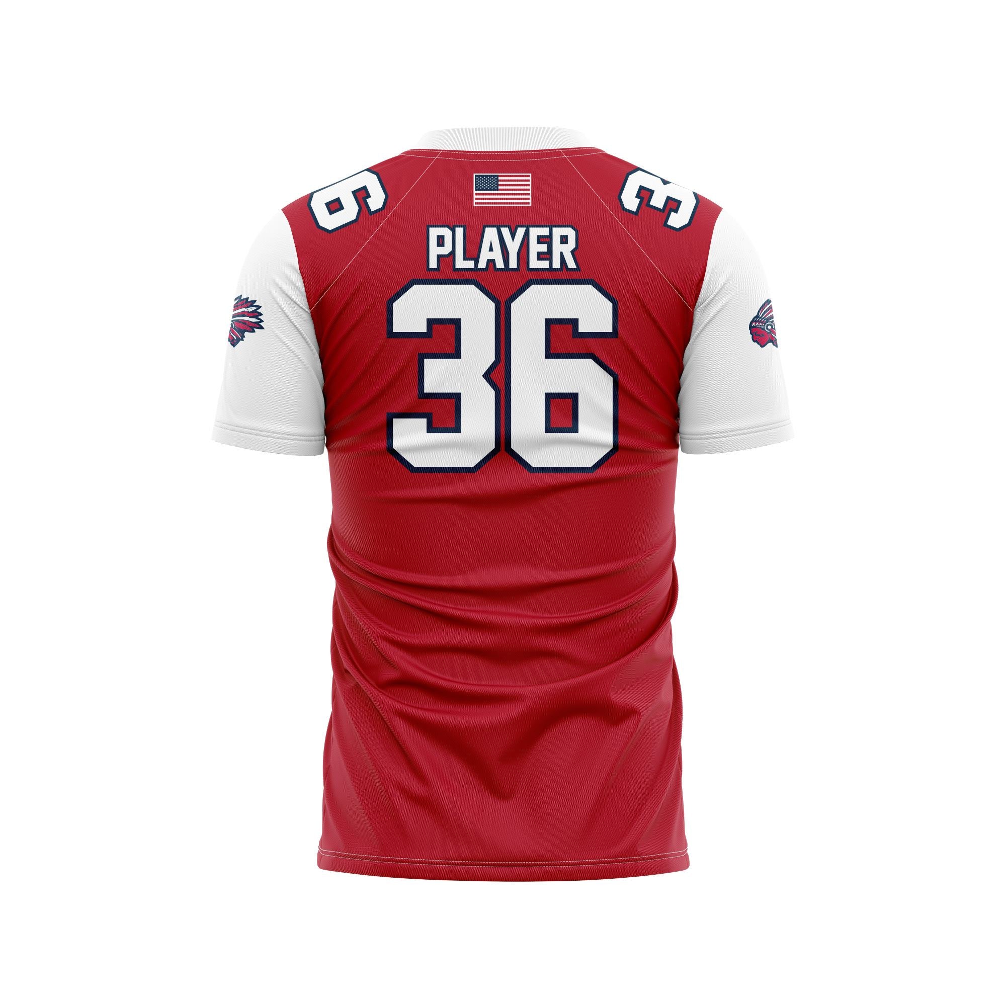 MANALAPAN BRAVES FAN JERSEY - RED