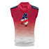 MANALAPAN BRAVES SLEEVELESS COMPRESSION HOODIE Back