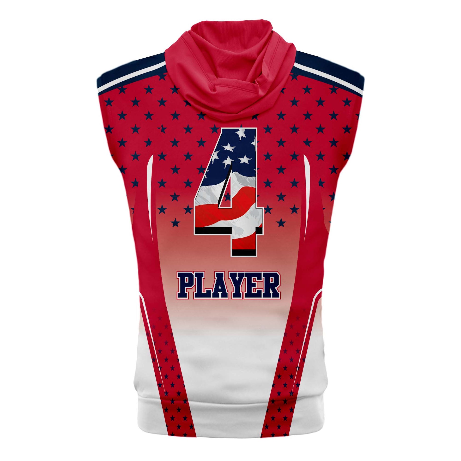 MANALAPAN BRAVES SLEEVELESS COMPRESSION HOODIE
