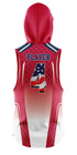 MANALAPAN BRAVES SLEEVELESS LOOSE FIT HOODIE Back