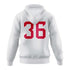 MANALAPAN BRAVES SEMI SUB HOODIE - SILVER Back