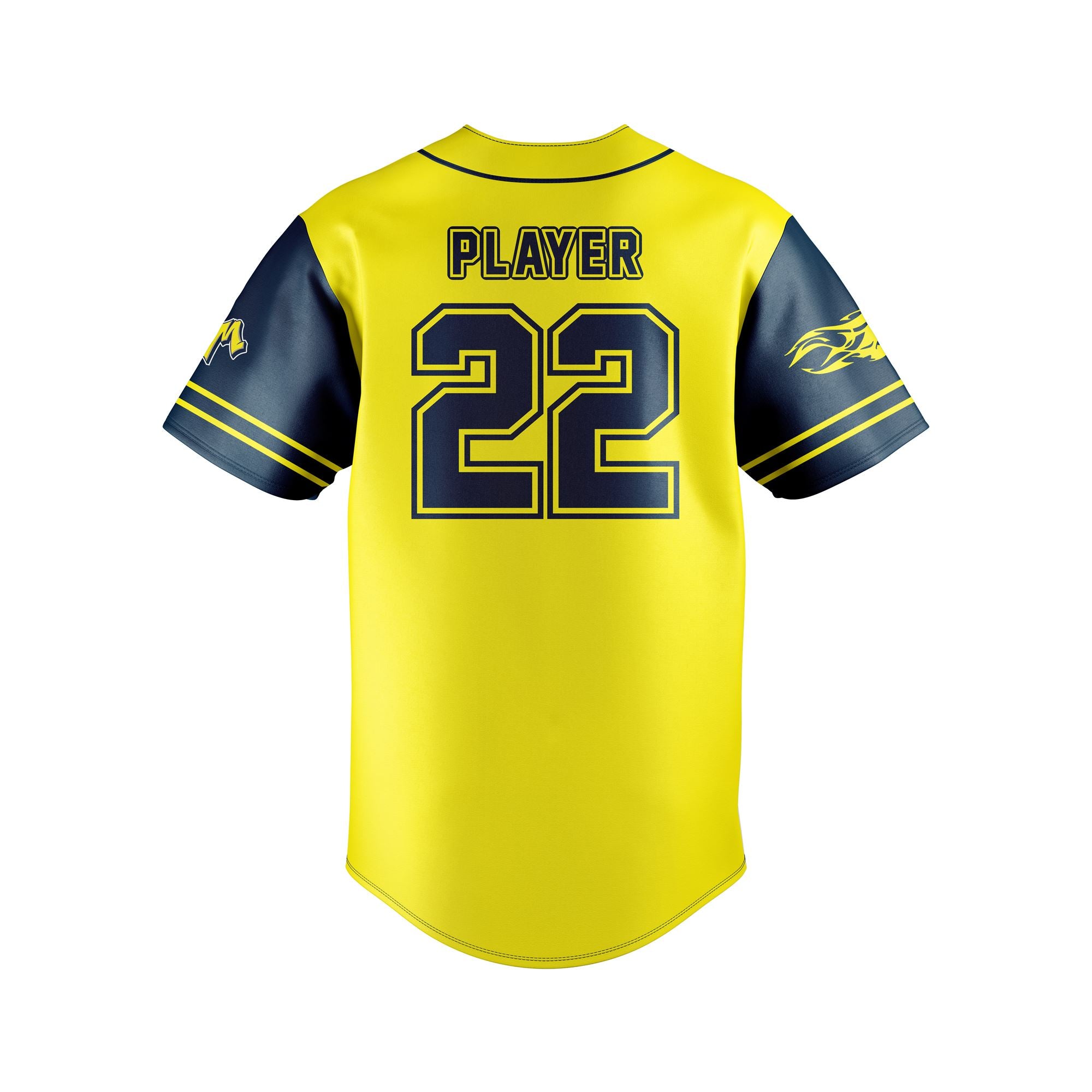 Marlboro Mustangs Full Button Jersey