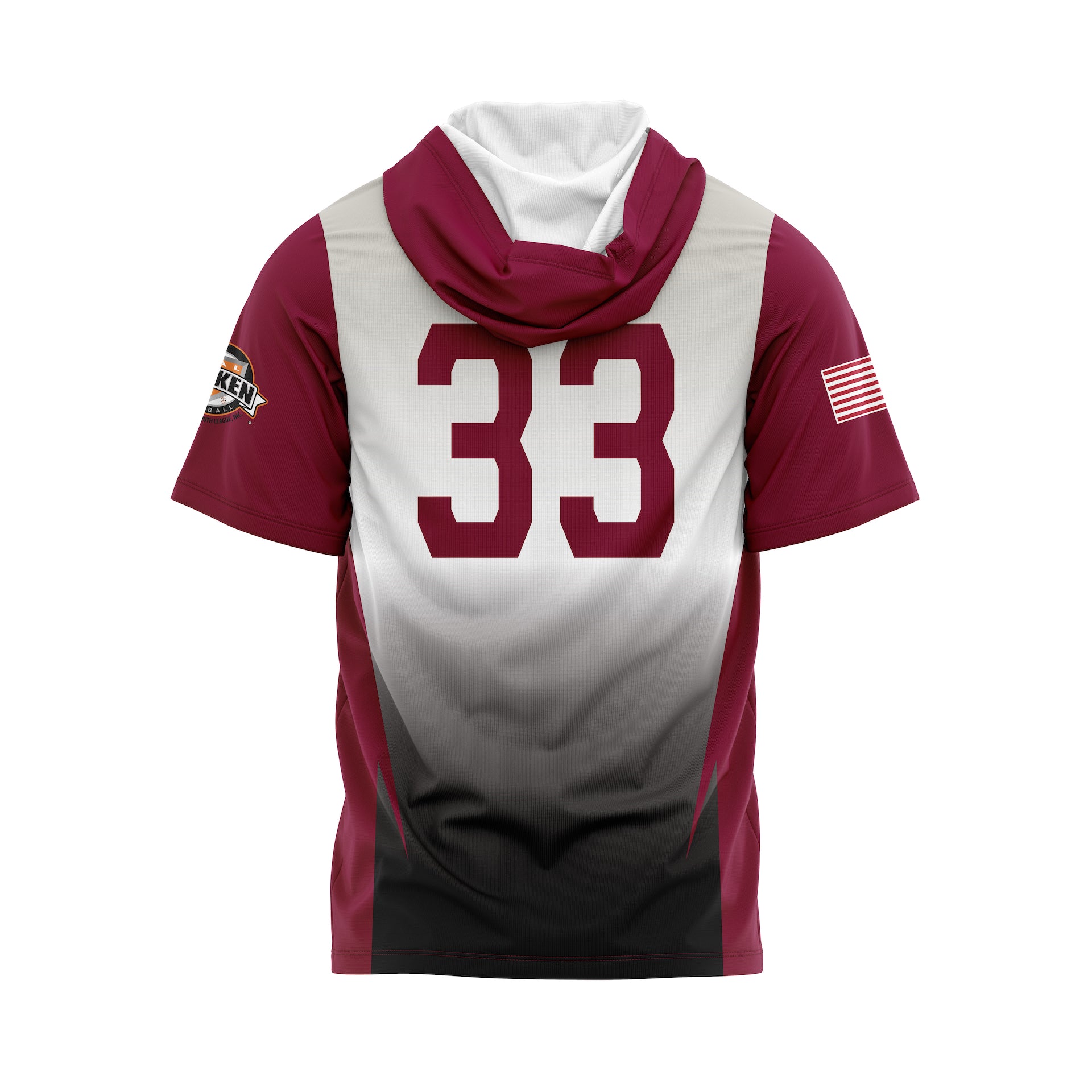 Matawan Aberdeen Babe Ruth League LT WT HOODY SS