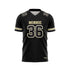 MONROE WOLVERINES SS V NECK FAN JERSEY