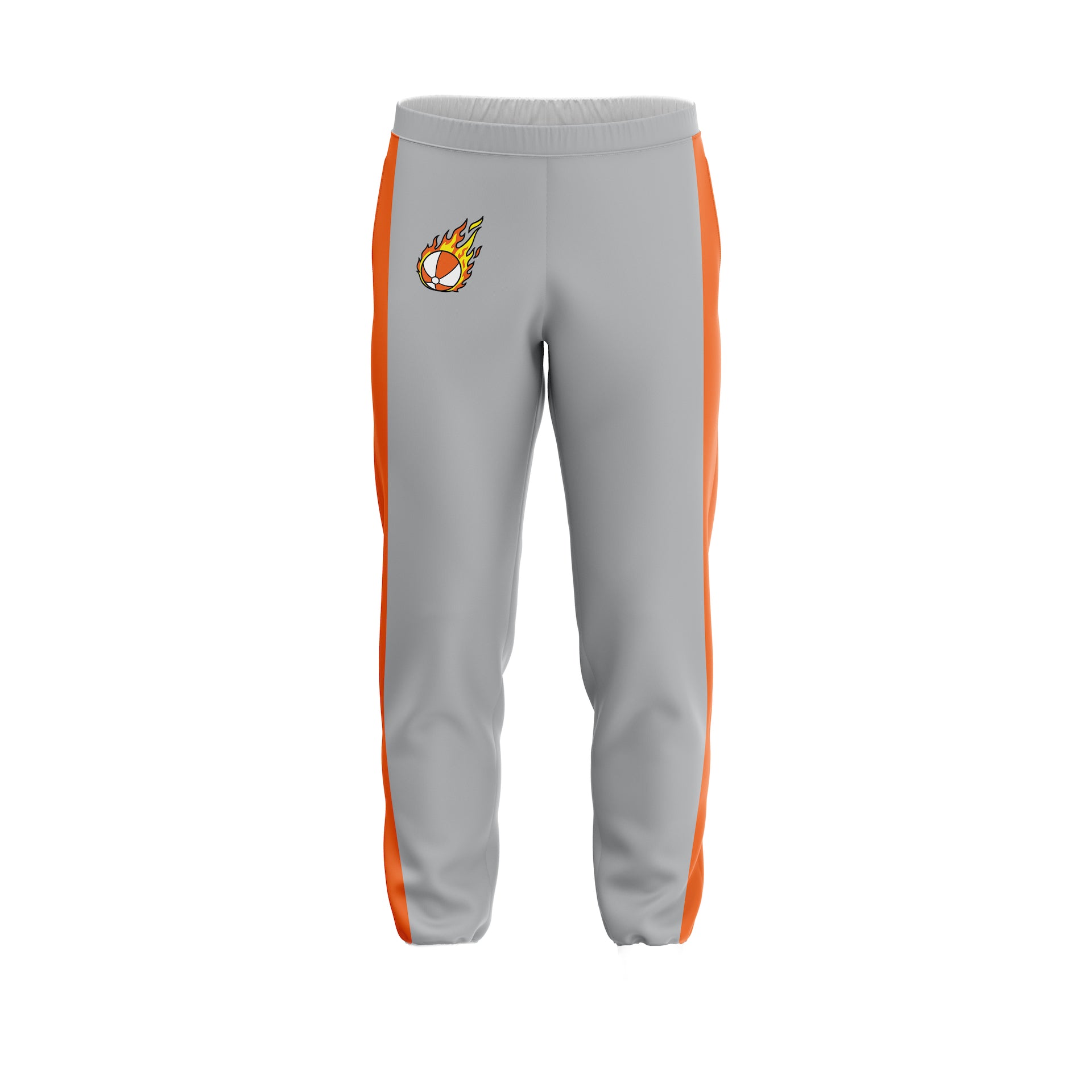 BEACH BUMS SWEATPANT  - GREY/ORANGE