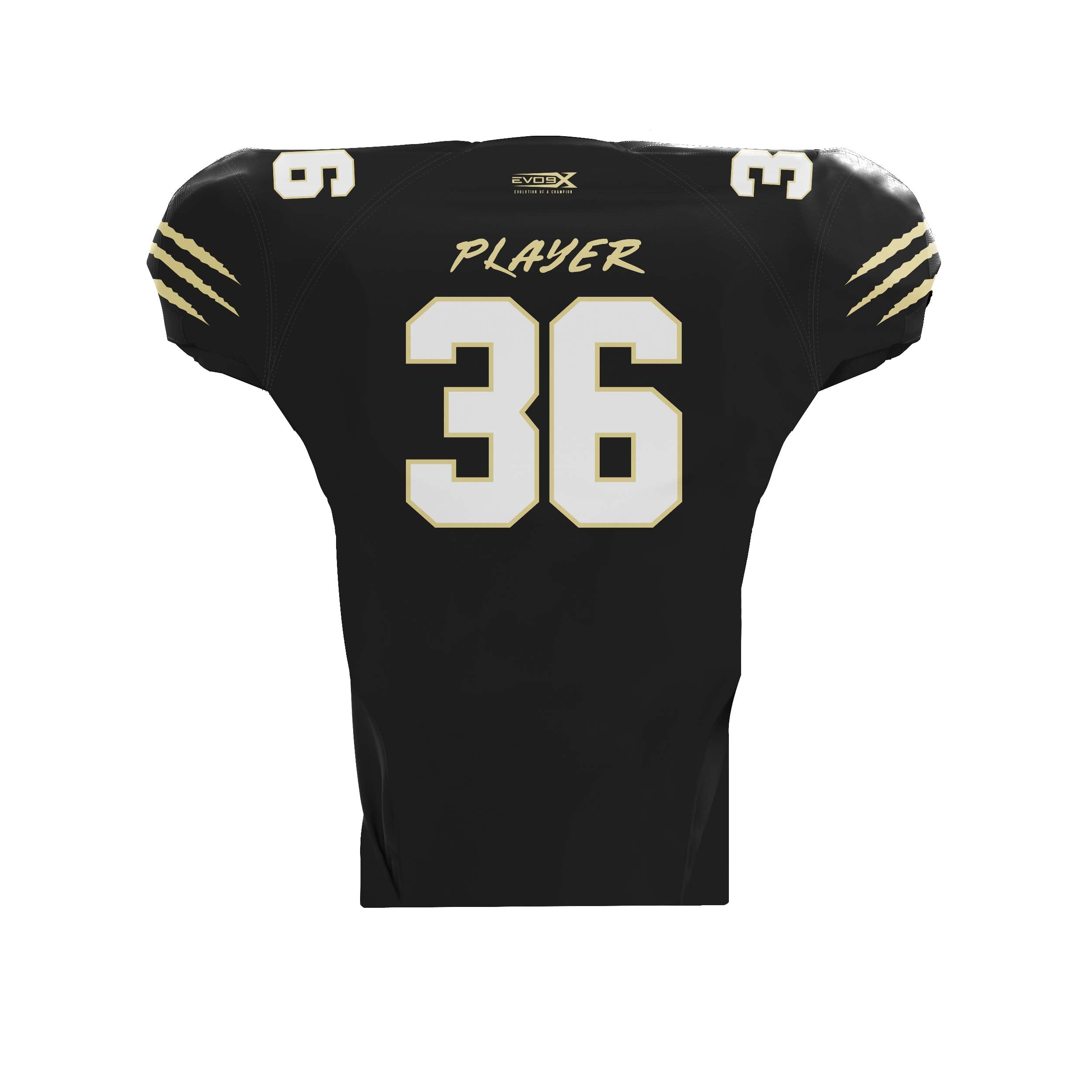 MONROE WOLVERINES Black Football Jersey