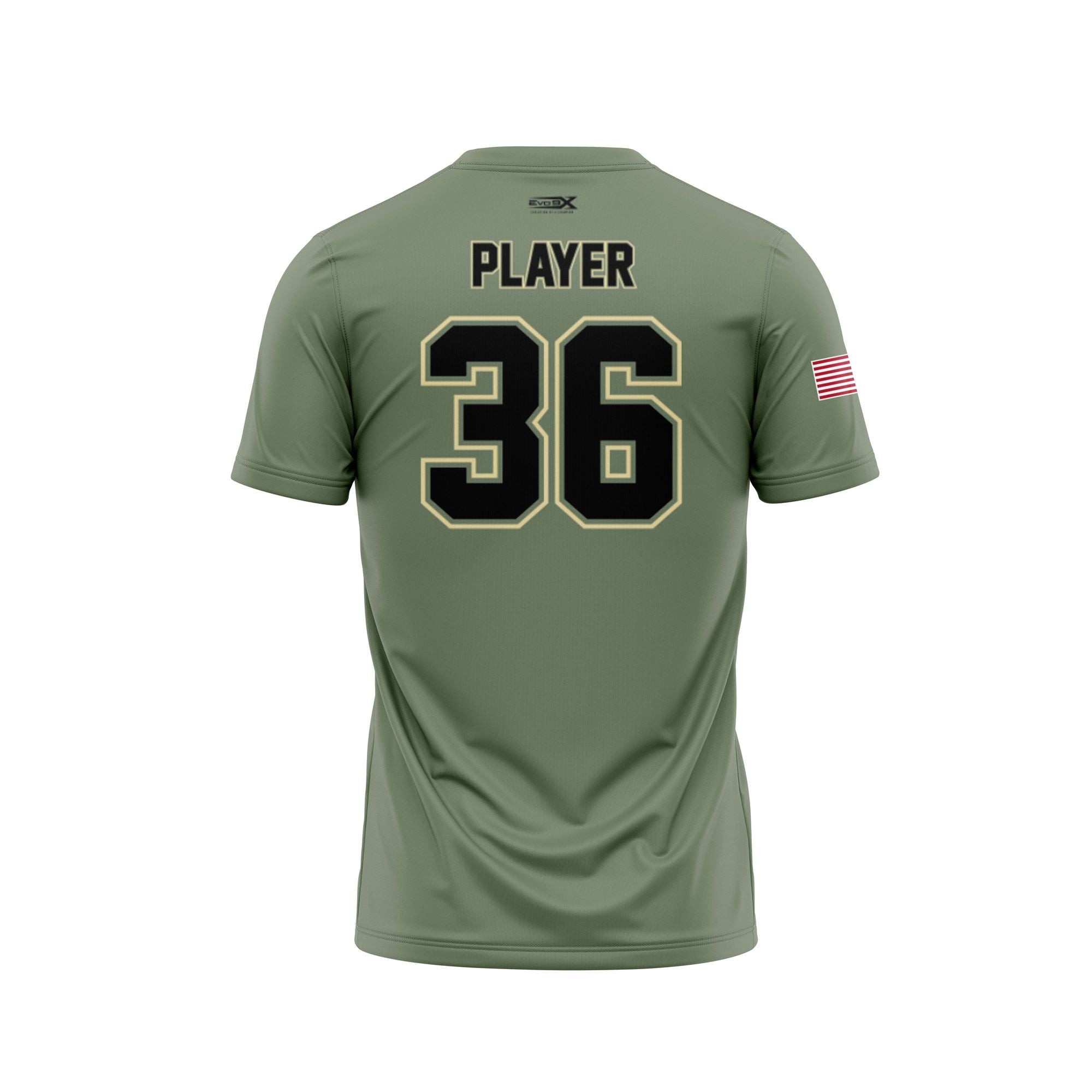 BRICK MEMORIAL MUSTANGS BASEBALL CREWNECK SS - CUSTOM GREEN