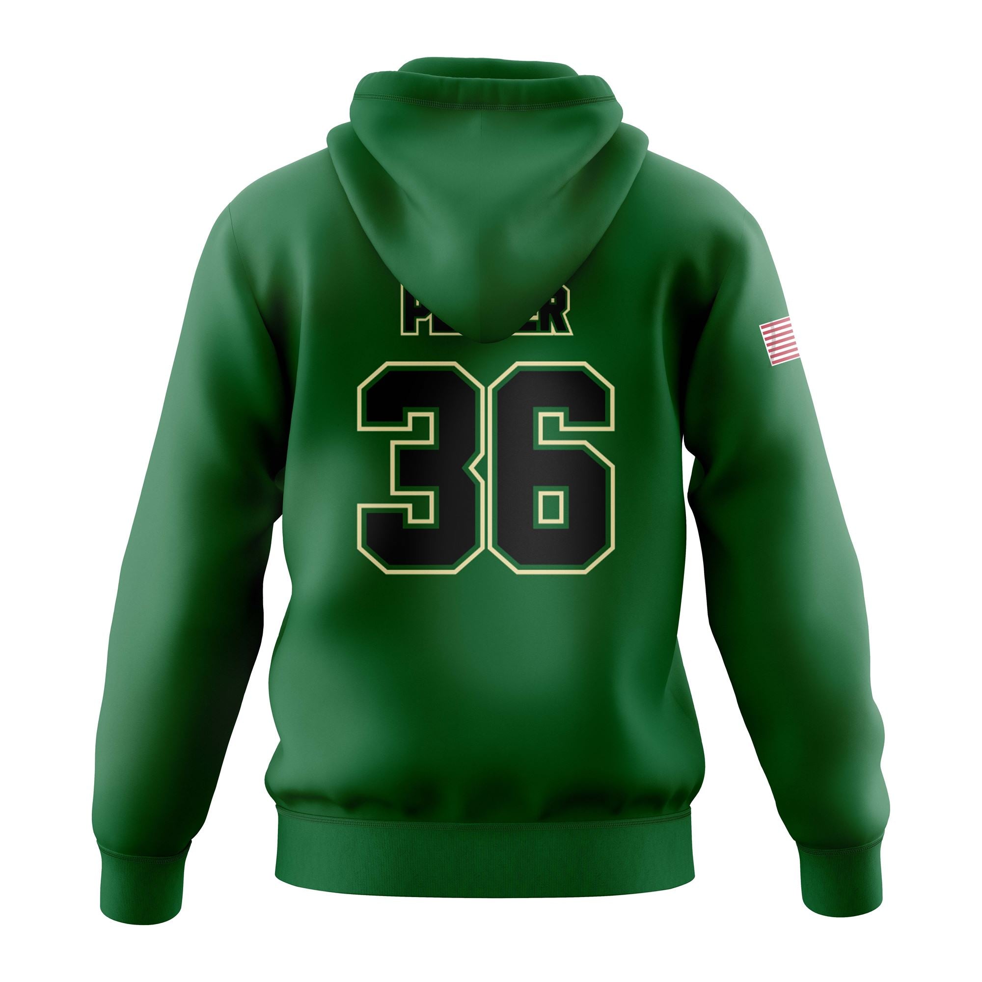 BRICK MEMORIAL MUSTANGS BASEBALL PULLOVER HOODIE - DARK GREEN