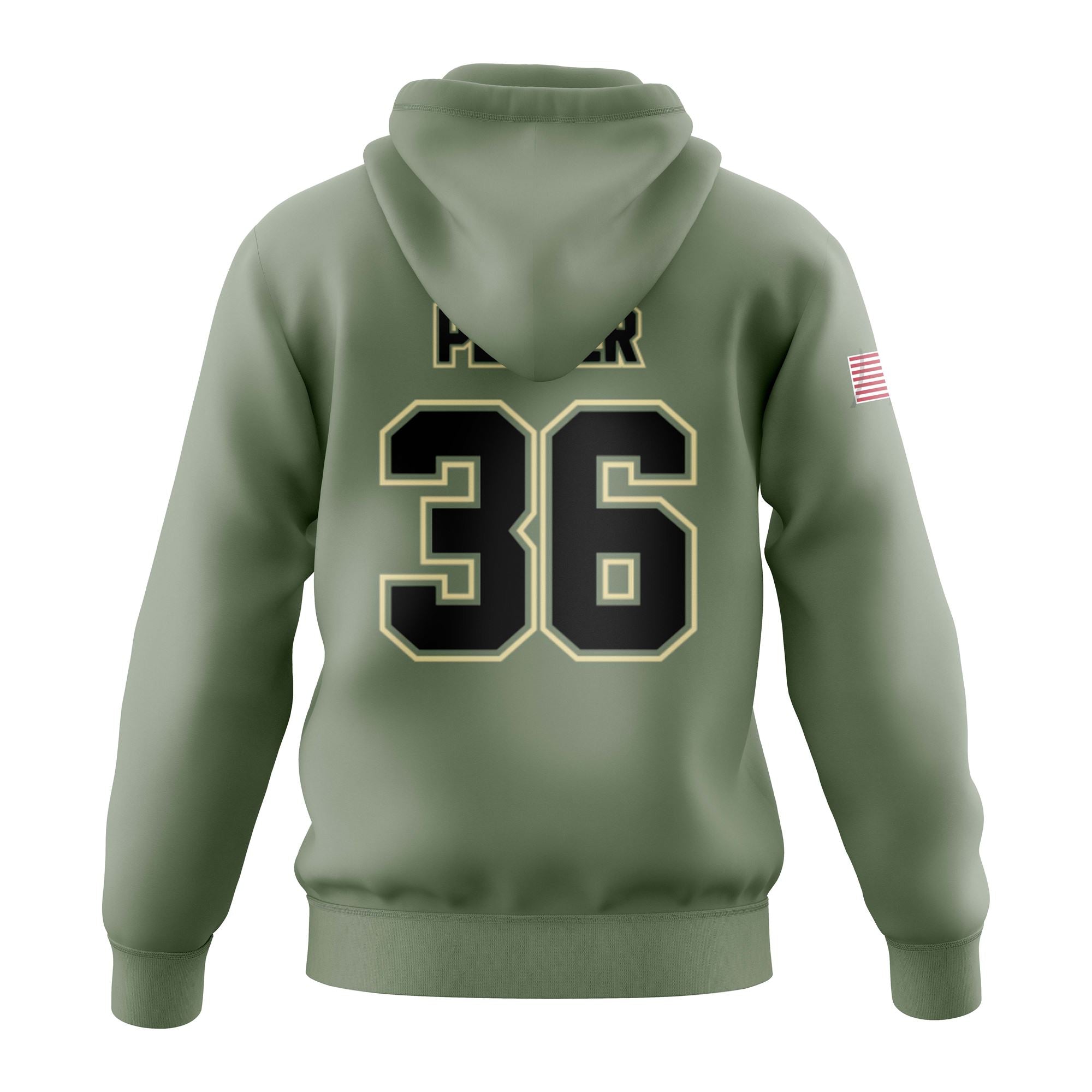 BRICK MEMORIAL MUSTANGS BASEBALL PULLOVER HOODIE - CUSTOM GREEN