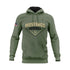 BRICK MEMORIAL MUSTANGS BASEBALL PULLOVER HOODIE - CUSTOM GREEN